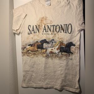 San Segal Vintage San Antonio Texas Horse Tshirt